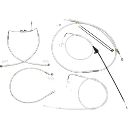 Magnum Control Clutch Brake Cable Kit Chrome for 10in. Apes