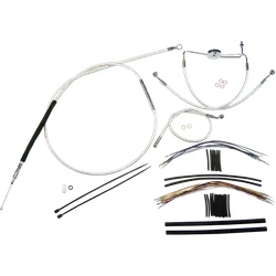 Magnum Control Clutch Brake Cable Kit Chrome for 18-20in. Apes