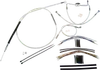 Magnum Control Clutch Brake Cable Kit Chrome for 18-20in. Apes
