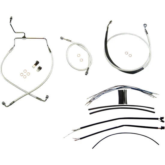 Magnum Control Clutch Brake Cable Kit Chrome for 15-17in. Apes 2