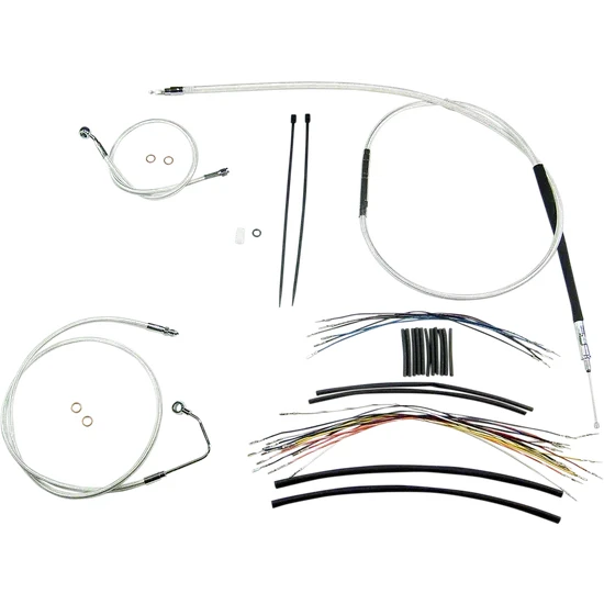 Magnum Control Clutch Brake Cable Kit Upper Chrome for 12-14in. Apes 2