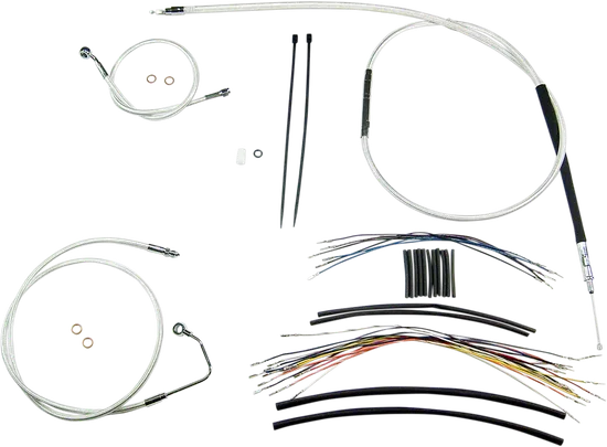 Magnum Control Clutch Brake Cable Kit Upper Chrome for 18-20in. Apes
