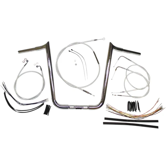 Magnum Control Clutch Brake Cable Kit Chrome for 12-14in. Apes 2
