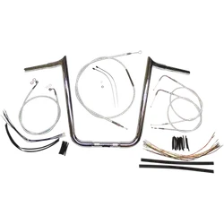 Magnum Control Clutch Brake Cable Kit Chrome for 12-14in. Apes