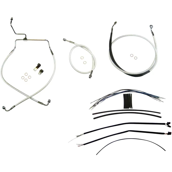 Magnum Control Clutch Brake Cable Kit Chrome for 15-17in. Apes 3