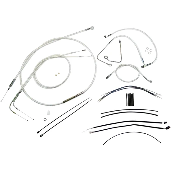 Magnum Control Clutch Brake Cable Kit Chrome for 12-14in. Apes 2