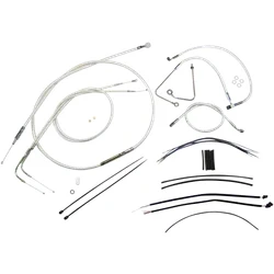 Magnum Control Clutch Brake Cable Kit Chrome for 12-14in. Apes