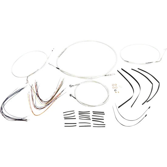 Magnum Control Clutch Brake Cable Kit Chrome for 10-12in. Apes 2