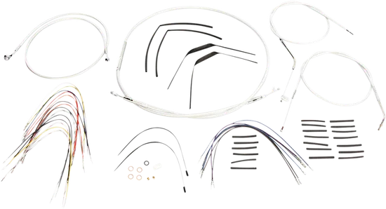 Magnum Control Clutch Brake Cable Kit Chrome for 14-16in. Apes