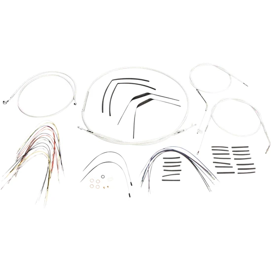 Magnum Control Clutch Brake Cable Kit Chrome for 14-16in. Apes 2