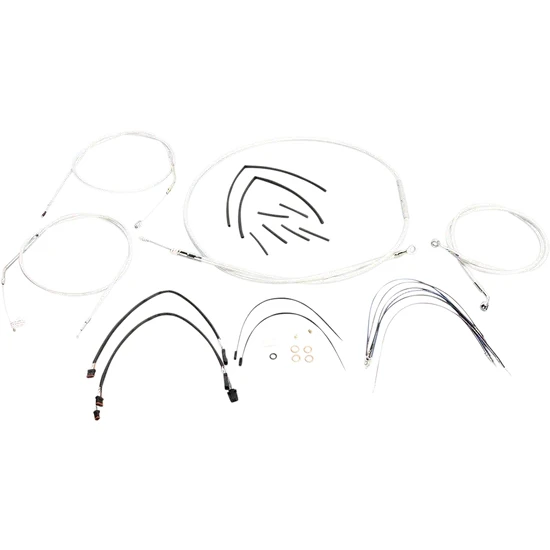 Magnum Control Clutch Brake Cable Kit Chrome for 14-16in. Apes 2