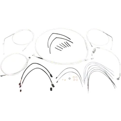 Magnum Control Clutch Brake Cable Kit Chrome for 14-16in. Apes ABS