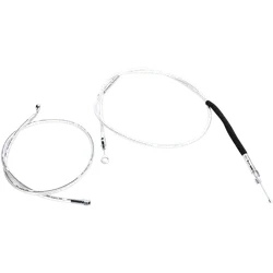 Magnum Control Clutch Brake Cable Kit Upper Chrome for 15-17in. Apes ABS