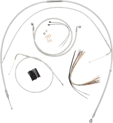Magnum Control Clutch Brake Cable Kit Chrome for 12-14in. Apes ABS