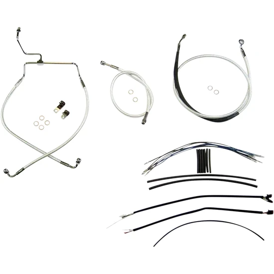 Magnum Control Clutch Brake Cable Kit Chrome for 12-14in. Apes 2
