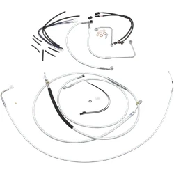 Magnum Control Clutch Brake Cable Kit Upper Chrome for 12-14in. Apes ABS