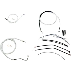 Magnum Control Clutch Brake Cable Kit Upper Chrome for 18-20in. Apes ABS