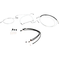 Magnum Control Clutch Brake Cable Kit Chrome for 12-14in. Apes