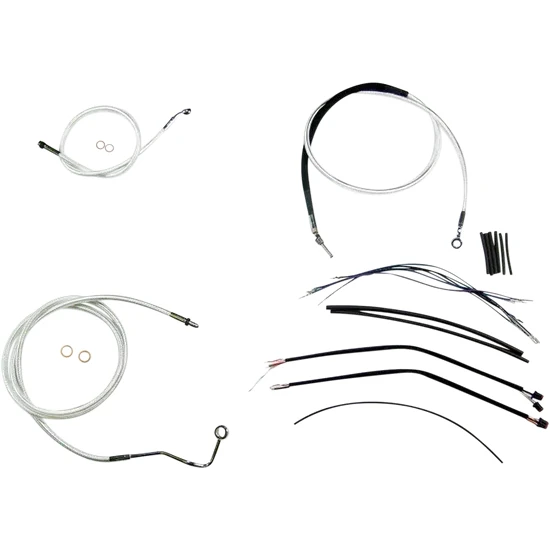 Magnum Control Clutch Brake Cable Kit Upper Chrome for 15-17in. Apes ABS 3