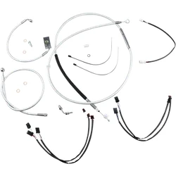 Magnum Control Clutch Brake Cable Kit Chrome for 12-14in. Apes ABS
