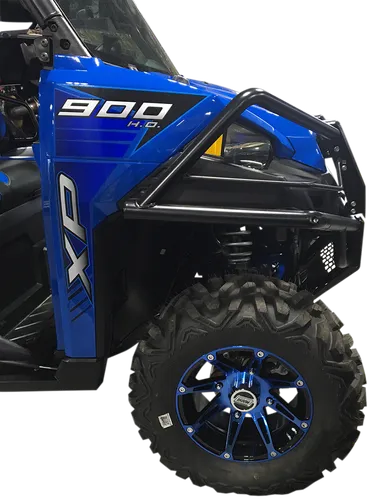 Wheel - 387X - Front - Anodized Blue/Black - 12x7 - 4/136 - 4+3 11