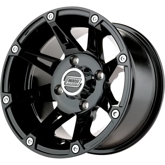 Wheel - 387X - Rear - Black - 12x8 - 4/136 - 4+4 9