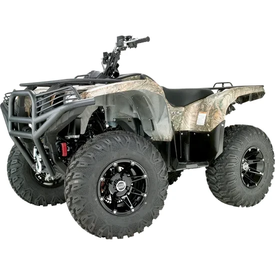 Wheel - 387X - Rear - Black - 12x8 - 4/136 - 4+4 6