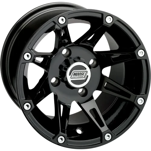 Wheel - 387X - Rear - Black - 14x8 - 4/136 - 4+4 10