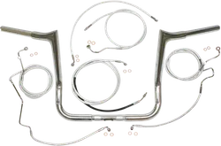 Magnum 1.25in. Viking Bagger Handlebar Installation Kit Chrome 10in.