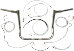 Magnum 1.25in. Viking Ape Hanger Handlebar Installation Kit Chrome 14in.