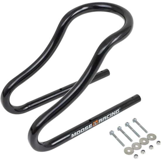Moose Black Steel 5 IN Sport Wheel Chock Stand 2