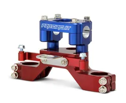 Pro Circuit Aluminum Upper Triple Tree Top Clamp w Bar Mount