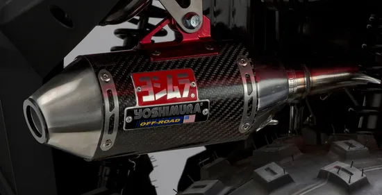 Yosh RS-2 Signature Full System CF Exhaust Pipe Polaris RZR 170