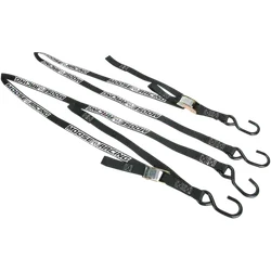 Moose Racing Black Heavy Duty Soft Tie Down Straps