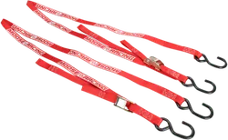 Moose Racing Red Heavy Duty Soft Tie Down Straps