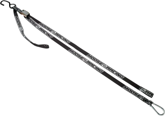 Moose Racing Black Carabiner Tie Down Straps