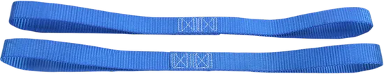Moose Racing 1X18in Blue Soft Tye Tie Down Strap
