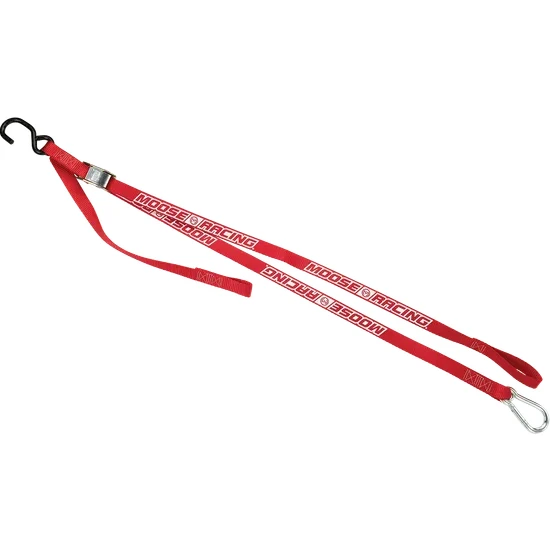 Moose Racing Red Carabiner Tie Down Straps 1