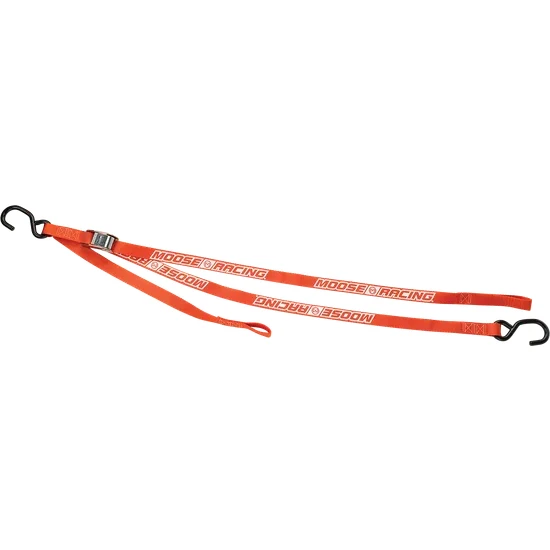 Moose Racing Orange Heavy Duty Soft Tie Down Straps 1