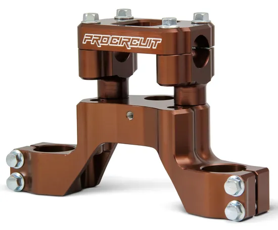 Pro Circuit Aluminum Upper Triple Tree Top Clamp w Bar Mount