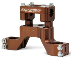 Pro Circuit Aluminum Upper Triple Tree Top Clamp w Bar Mount