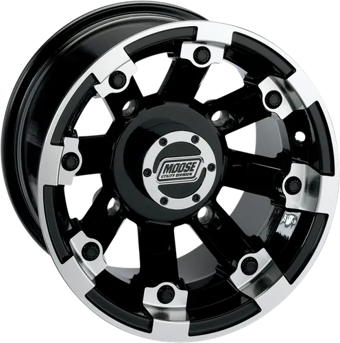 Wheel - 393X - Front - Black - 12x7 - 4/136 - 4+3 7