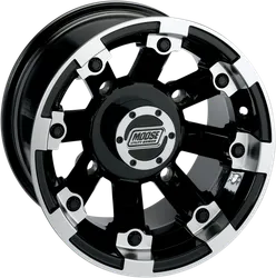 Wheel - 393X - Front - Black - 14x7 - 4/156 - 4+3