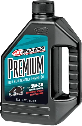 Maxima Premium High Performance 4T 5W30 Mineral Engine Motor Oil 1 Quart Liter