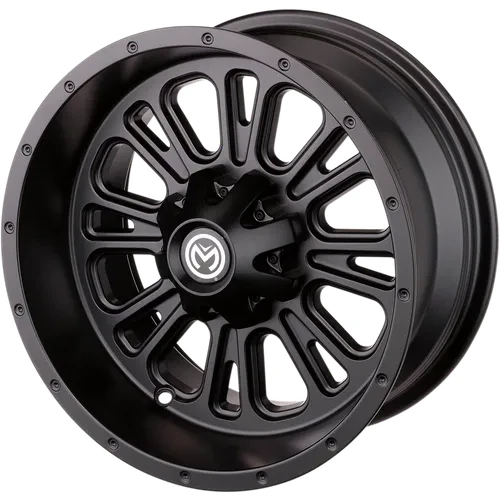 Wheel - 399X - Front - Black - 12x7 - 4/136 - 4+3 6