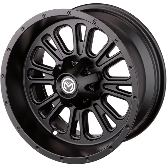 Wheel - 399X - Front - Black - 12x7 - 4/136 - 4+3 4
