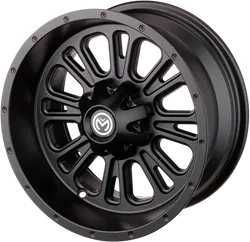Wheel - 399X - Front - Black - 12x7 - 4/136 - 4+3