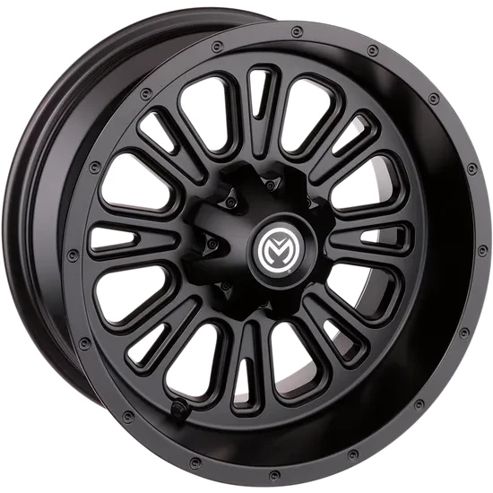 Wheel - 399X - Rear - Black - 12x8 - 4/110 - 4+4 3