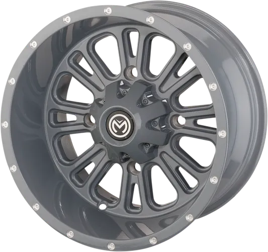 MU 399X Gray Rear Wheel Assembly 12x8 4/136 4+4