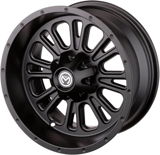 Wheel - 399X - Rear - Black - 12x8 - 4/156 - 4+4 1